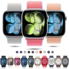 Nylon Sport Loop Band for Apple Watch 11 10 9 8 7 6 5 4 SE 3 40/44/41/45/42/46mm