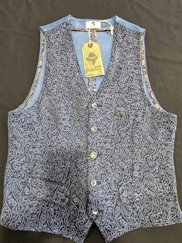 Garry's Earth Vest Handcrafted Made In Italy Size M Cod.34 image 2