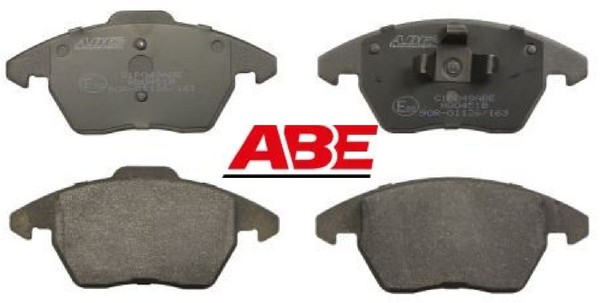 ABE C1P050ABE-P Bremsbelagsatz FüR Scheibenbremse Bremsbelagsatz FüR Peugeot-image