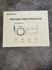 SUNYS Mini Projector with WiFi and Bluetooth, 12000L Native 1080P HD Projector