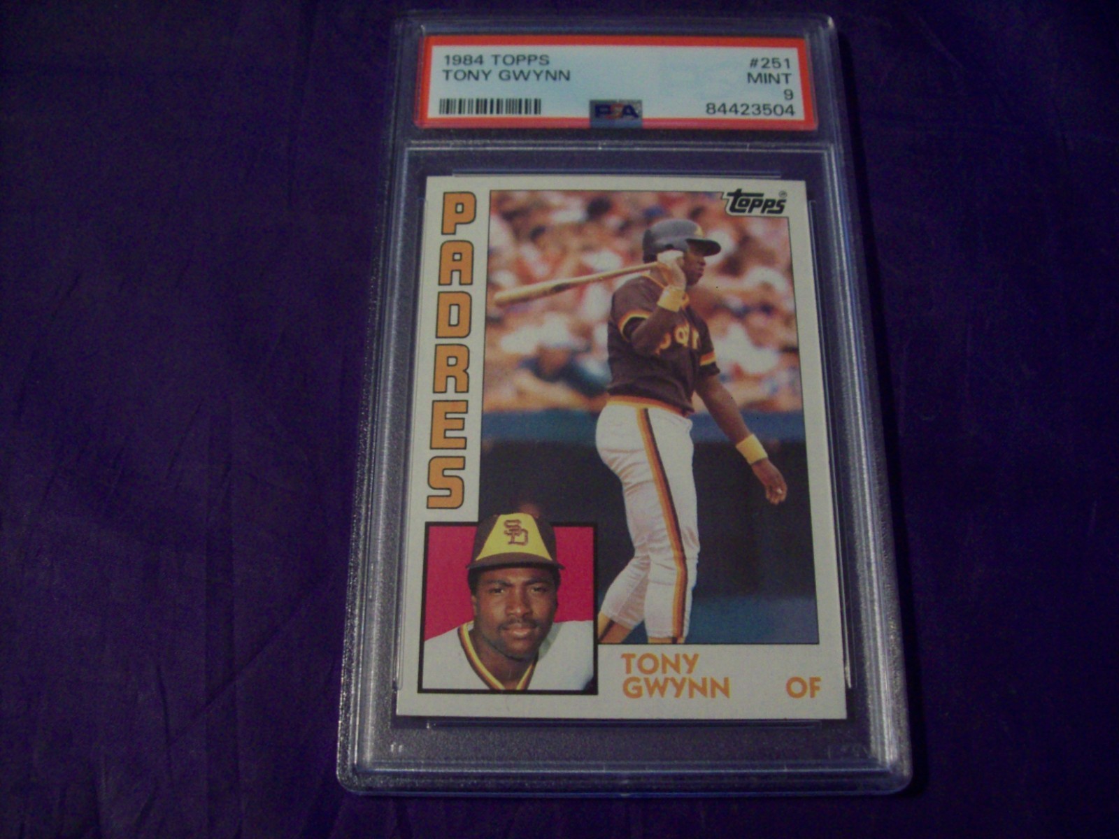 1984 TOPPS #251 TONY GWYNN PSA 9