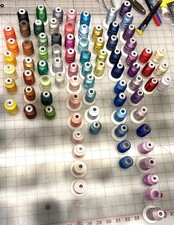 Lot of 84 Cones Polyester Embroidery Machine Thread 40 WT. 800yd/500m FREE SHIP