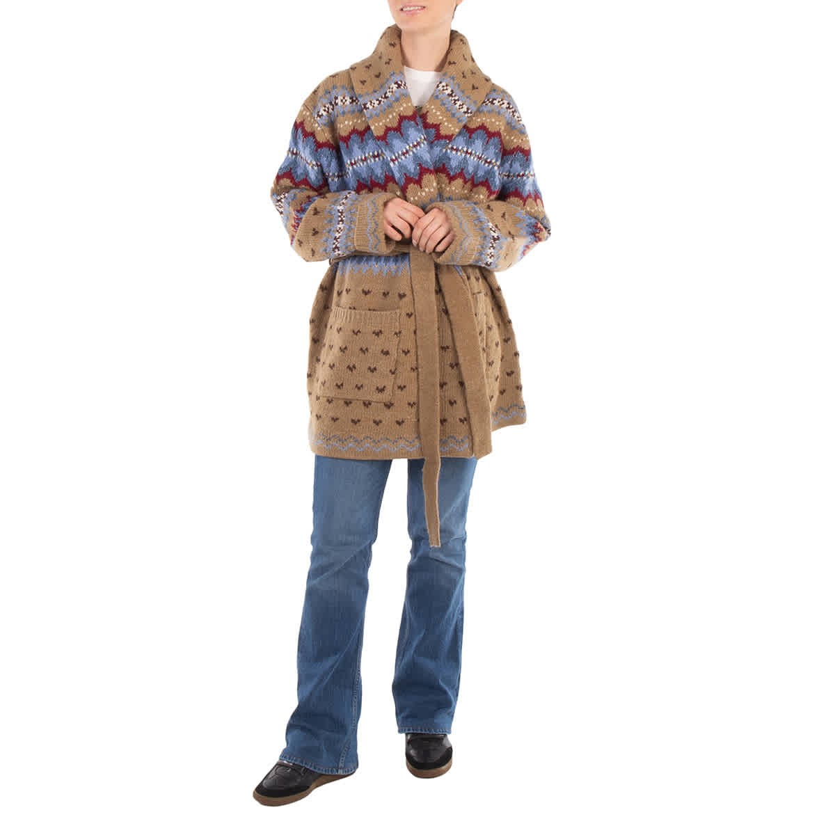 Polo Ralph Lauren Jacquard Long Sleeve Wool Cardigan image 3