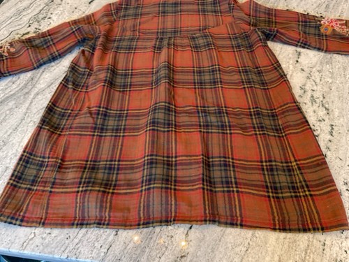 Johnny Was Workshop bestickt Flanell Blumen Tunika Shirt L - Bild 12 von 12