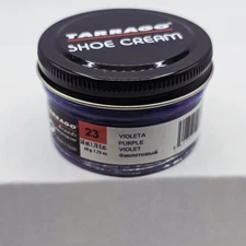 Tarrago Shoe Polish # 23 Purple Cream Leather Protector 1.76 oz. 50ml Boot
