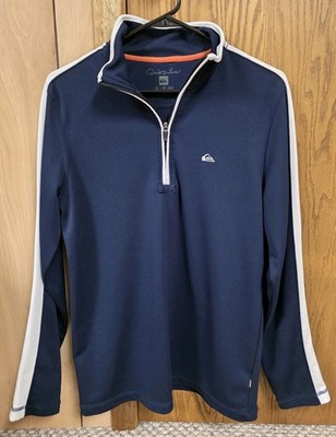 Quicksilver  1/4 Zip Pullover Sweatshirt / Jacket Navy Blue Men's Size Small