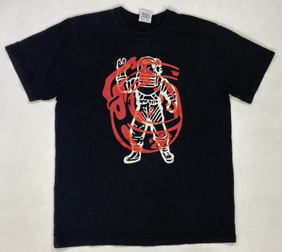 Billionaire Boys Club BBC Astronaut Helmet Head Collide T-shirt Men Medium Black