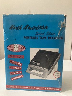 Rare Vintage North American Solid State TAPE RECORDER Model IT-1262