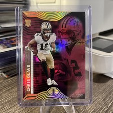 2022 Illusions Chris Olave Trophy Collection Pink RC 165/399 Saints