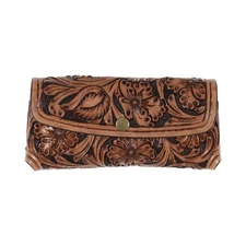 Showman Floral Tooled Western Style Eye ware Glasses Case
