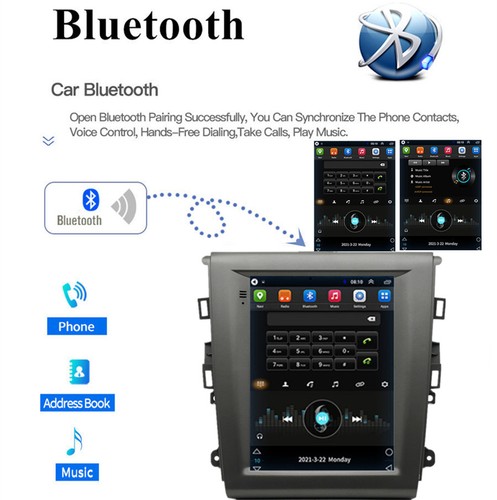 9.7'' Vertical Stereo Radio GPS Head Unit For 2013-2020 Fusion Mondeo Android 12 - Picture 9 of 18