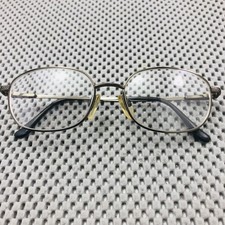 Luxottica Titanium 1030 4014 Eyeglasses Frames Only 53-17-140 Italy Full Rim