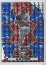 2022 Panini Mosaic Blue Camo Mosaic Prizm Zack Wheeler #174 0bt4