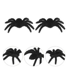 25 Pcs Fuzzy Spider Mini Plastic Spiders Halloween Decorations Hairy