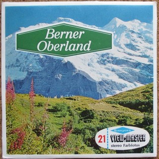 3 VIEW MASTER 3D BILDSCHEIBEN BERNER OBERLAND