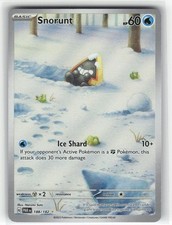 Snorunt 188/182 Illustration Rare Paradox Rift Pokemon Holo Near Mint