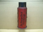 Vintage 1920s Schrader Tire Gauge Advertising Tin Counter Display Air Valve Sign