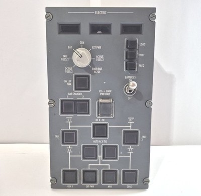Fokker Aircraft Electrical Power Control Panel A42706-411