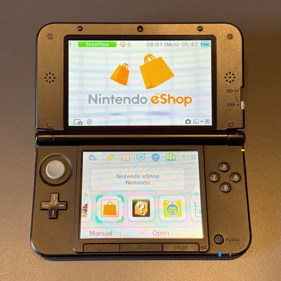 Nintendo 3DS XL Silver Console Bundle - incl 5 Games, Charger, SD Card & Stylus - image 2 of 4