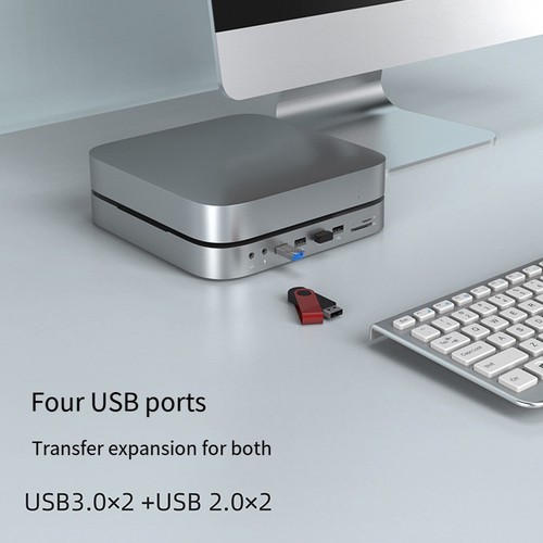 Innovative For Mac Mini Hub Featuring 4K Video Output and Compact Design - Photo 6/12