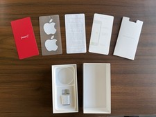 Apple iPhone 7 Plus Product RED 128 GB BOX ONLY, Apple USB Adaptor/Docs/Stickers