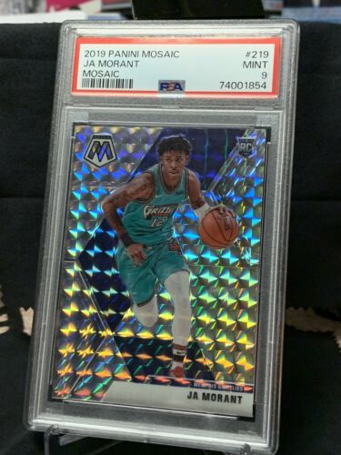 2019-20 Mosaic JA MORANT Mosaic Silver Prizm Rookie #219 RC PSA 9 MINT 🔥📈