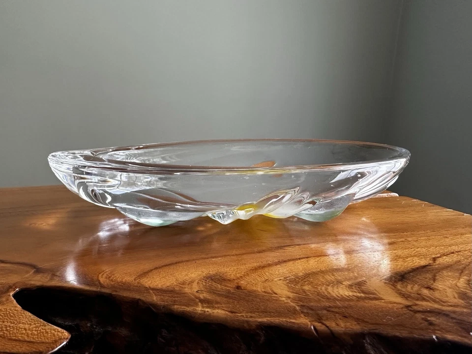 Studio Nova Tender Orchid Oval Glass Candy Dish, 7”x 4” - Image 2 of 4