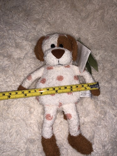 Vintage Russ Berrie Whizzits Ditsy The Pink Spotty Dog Rare Soft Toy With Tags - Picture 13 of 13