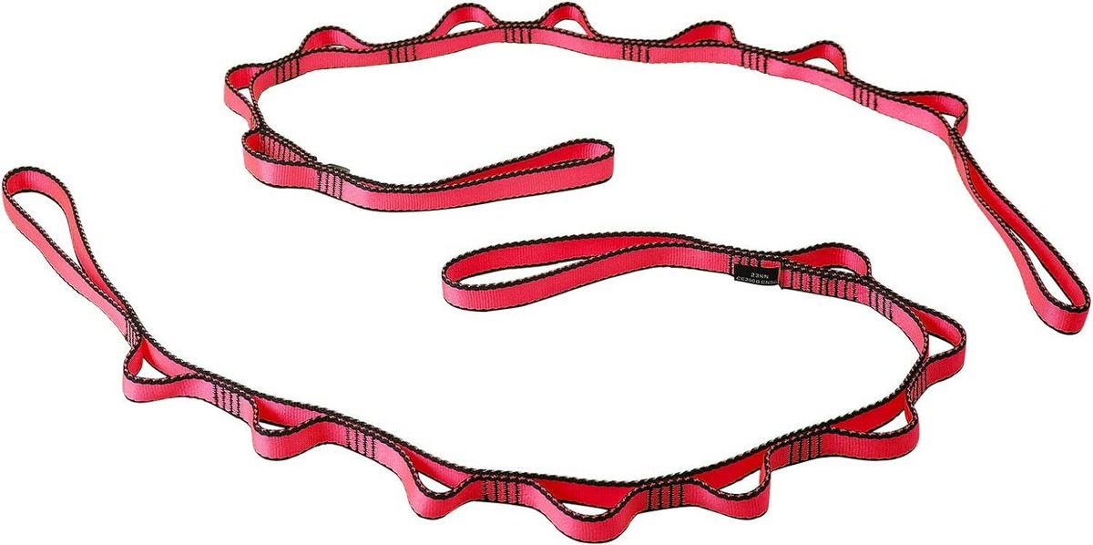 DASKING 2pcs Adjustable Daisy Chains 23KN Strong Climbing Strap