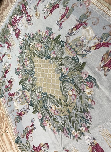 Alfombra china con aguja Aubusson, 5'8"" x 8'10"" #17470 - Imagen 5 de 11