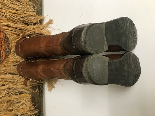 Arturo Chiang Darren Brown Leather riding boot Women's size 8 M - Picture 8 of 11