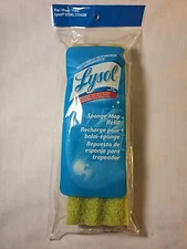 Lysol Antimicrobial Sponge Mop Refill Head  Green NEW SEALED