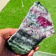 883g Natural Ruby And Fuchsite Crystal Rough Mineral Specimen Healing