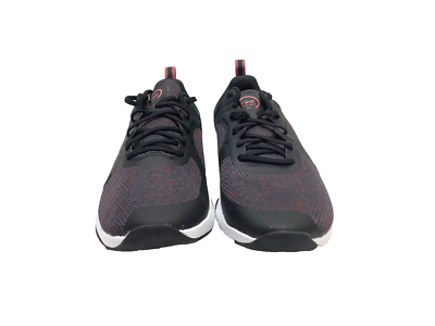 nike running react miler trainers in triple black