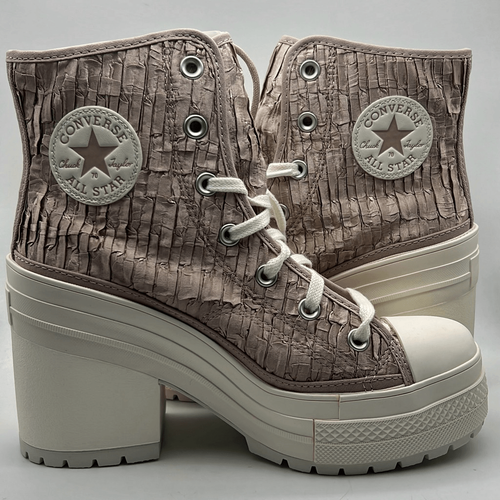 CONVERSE OrthoLite Chuck 70 De Luxe Heel Satin High Top Shoe Women Sz 7.5 NWB
