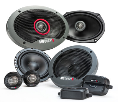 Pair MB QUART FSB216 6.5'' 290 Watts Component Speakers+(2) 6x9'' Coaxial Speakers