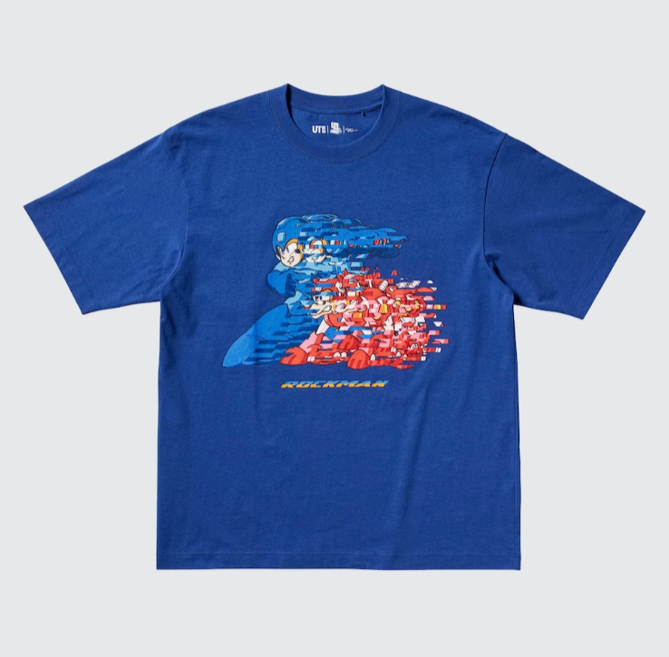 UT X CAPCOM 40th ROCKMAN Grafic T-Shirt Japan L Size New | eBay