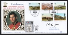 GB QEII 1994 Benham Cover feat Prince of Wales Signed by R Merfyn Jones (GU33)