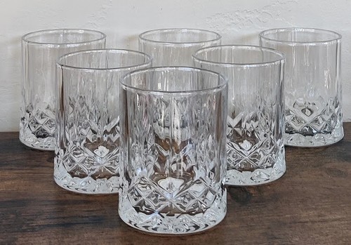 Royal Crystal Rock (RCR) OPERA Old Fashioned Lead Crystal Lowball Tumblers **6pc - Picture 3 of 11