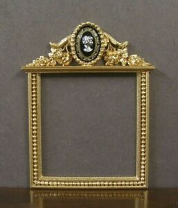 PICTURE  FRAME ~ Jim Coates ~ Dollhouse ~ 1:12 scale ~ Room Box ~ Antique Gold