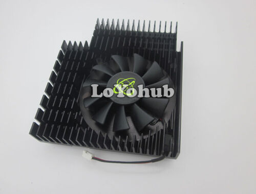 XFX HD5550 HD5570 graphics card Fan with Heatsink 2-Pin - Picture 4 of 6
