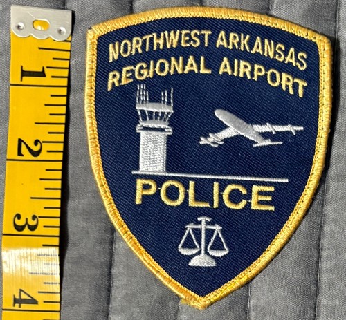 Rare Obsolete Vintage Northwest Arkansas Regional Airport Police Patch