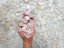 Tumbled Clear Quartz Crystals from Madagascar Bulk Gemstones Polished Rocks