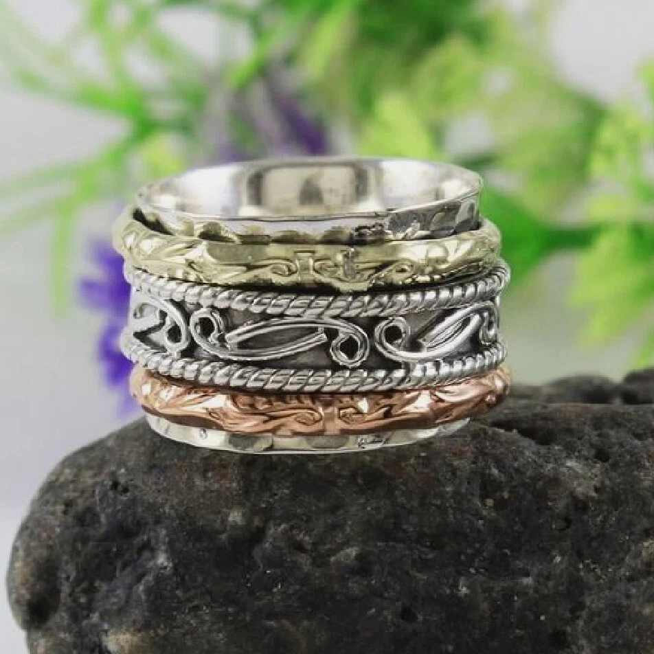 Silver + Gold Spinner Ring | Cherie Lorraine | Chérie Lorraine