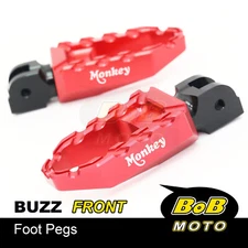 CNC Buzz Anti-slip Front Touring Foot Pegs For Honda Z125M MONKEY 18-19