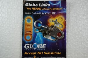 Globe Technologies ML Fusible Link Heat Activated 450 Deg F 232 Deg C USA Made
