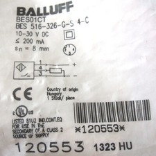 BALLUFF BES 516-326-G-S 4-C  BES01CT  Inductive Standard Sensors PNP New 