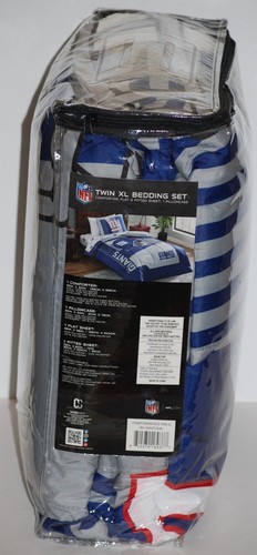 NFL New York Giants 4pc Twin XL Bedding Set - Picture 6 of 10
