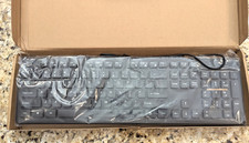 Full Size USB Wired Keyboard Black Model:8075