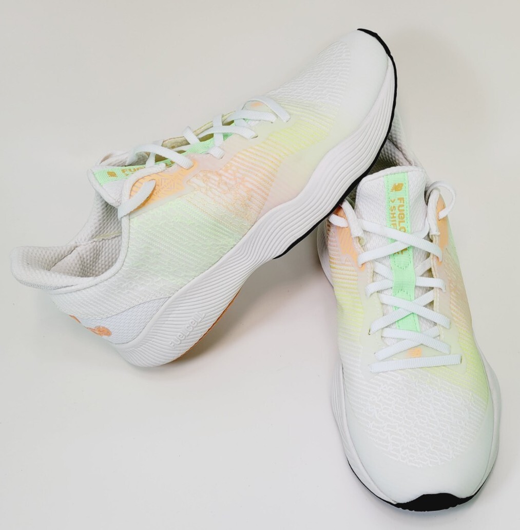 New Balance Women's FuelCell Shift TR White/Yellow/Orange New Balance Women's FuelCell Shift TR White/Yellow/Orange